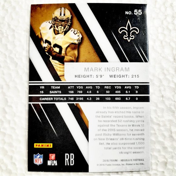 New Orleans Saints 6 Card Lot - FTBL [23_4] - Picture 7 of 13